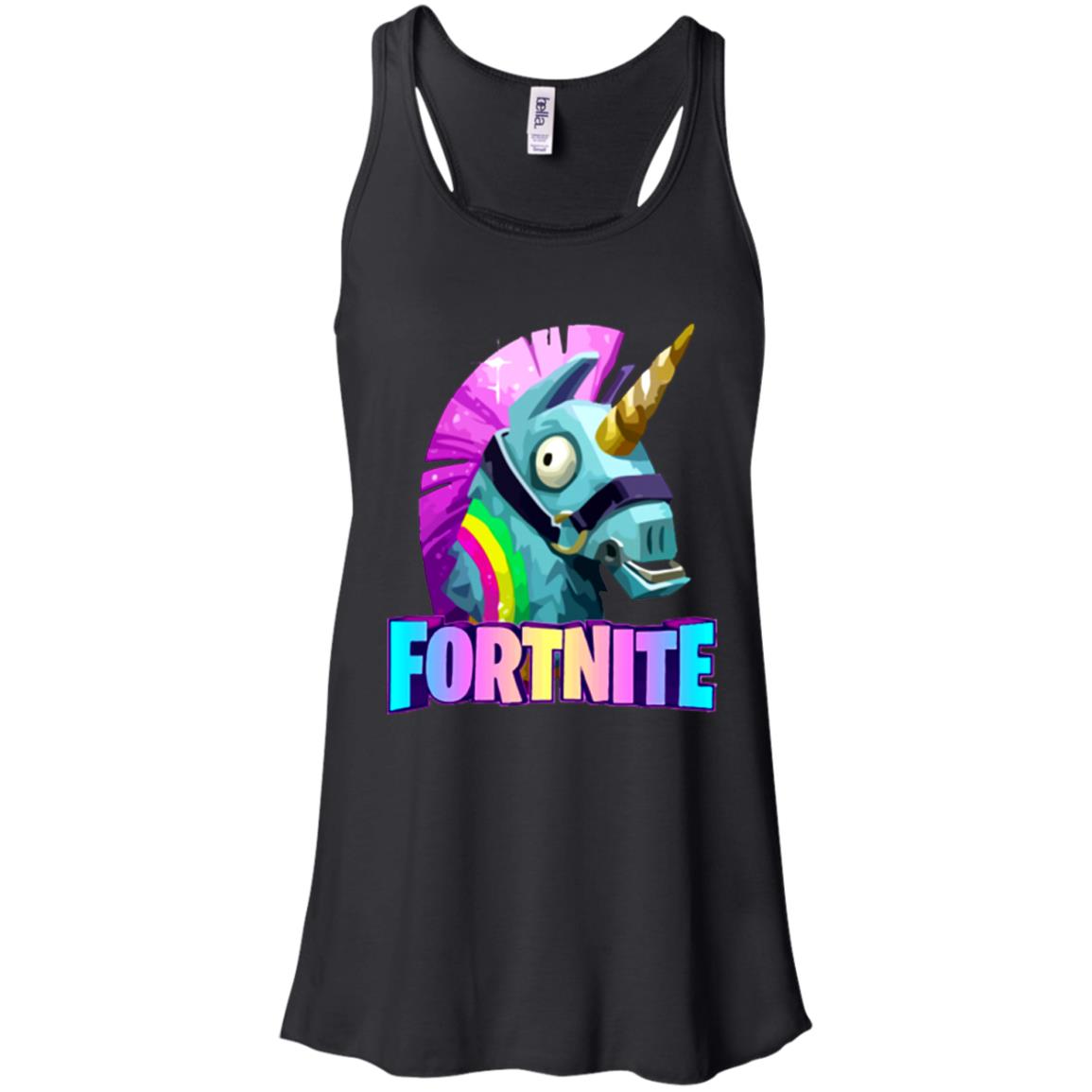 Fortnite Battle Royale Unicorn Smasher Racerback Tank Shirts