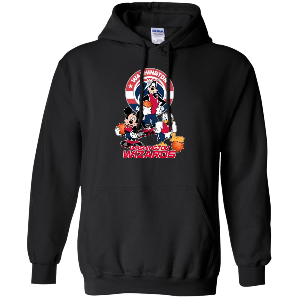 Mickey Goofy Donald Loves Wizards Basketball Fans S Shirts
