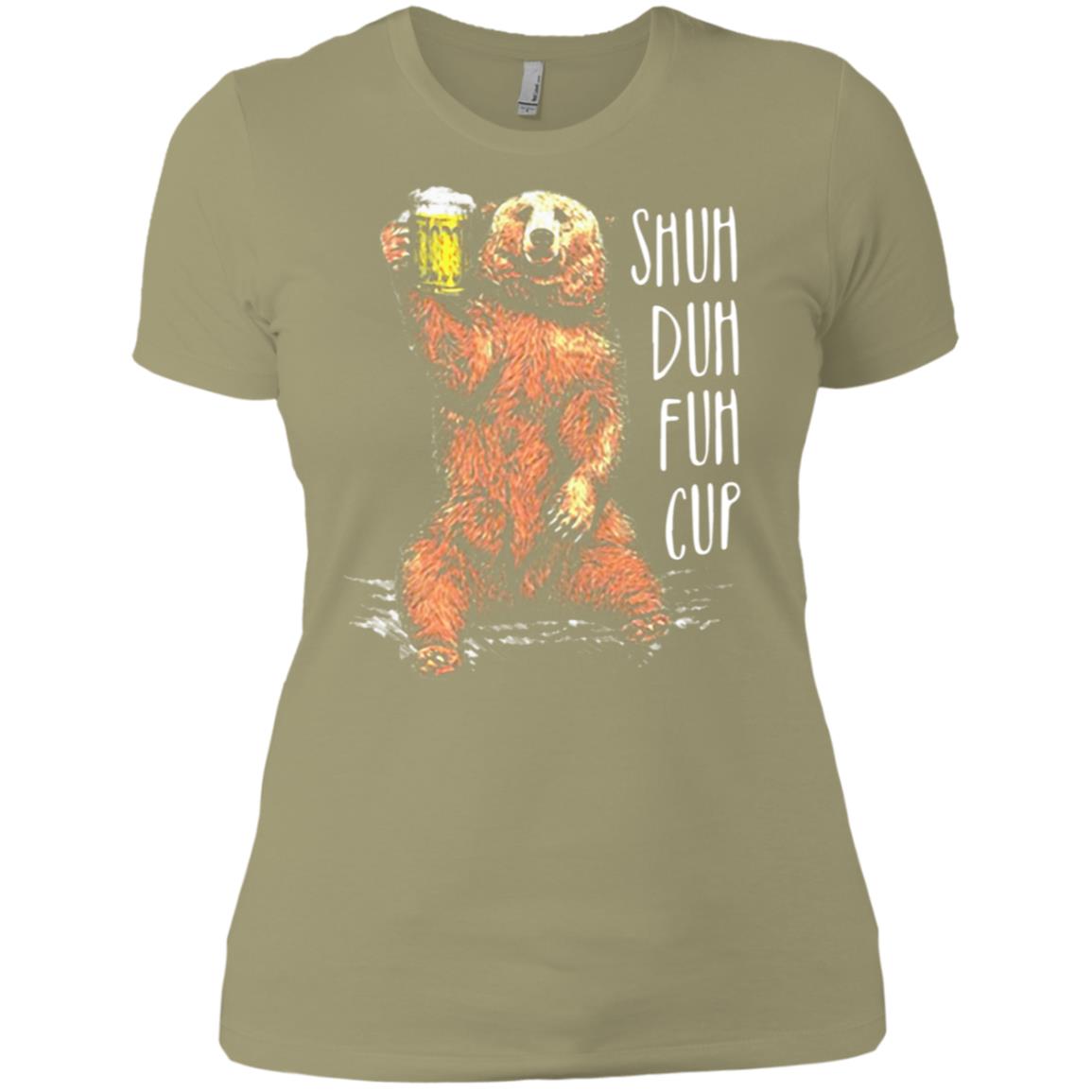 Bear Shuh Duh Fuh Cup Beer Camping T-shirt