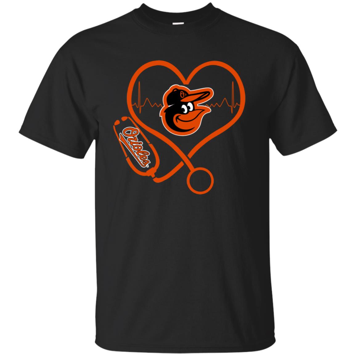 Nurse Heartbeat Baltimore Orioles Classic T-shirt