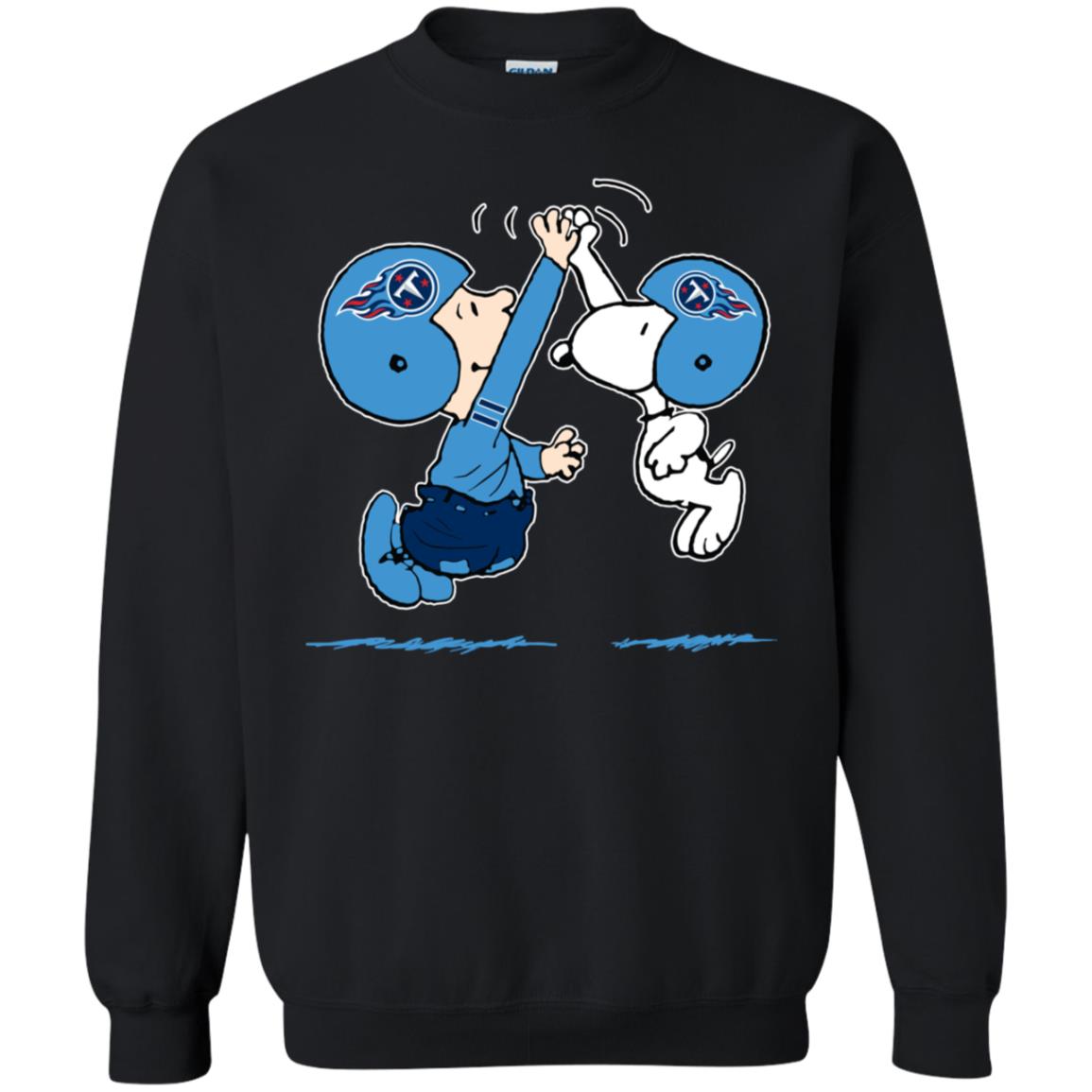 Tennessee Titans Charlie And Snoopy High Five Shirts