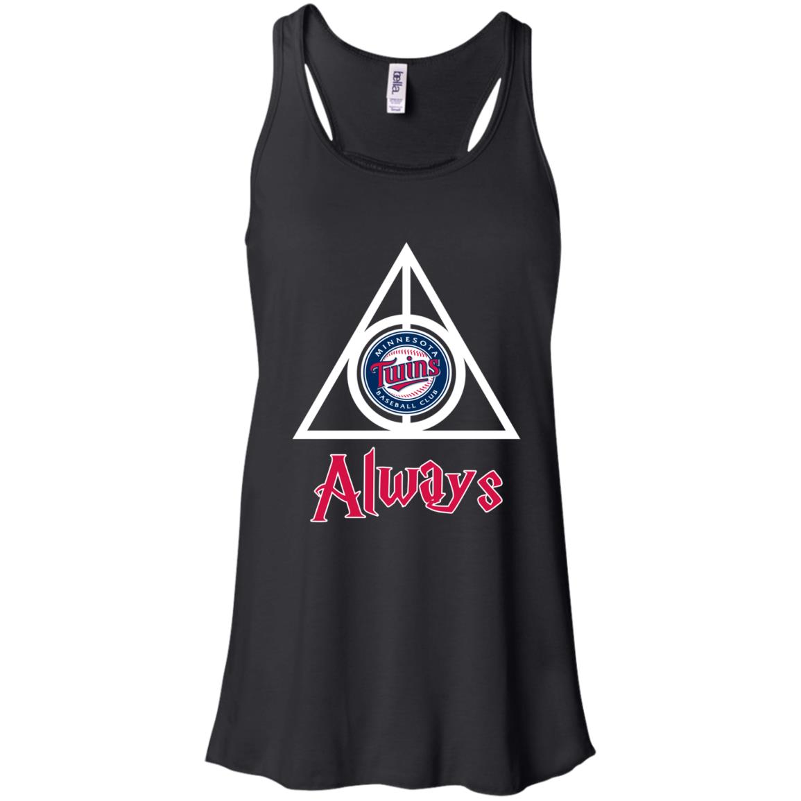 Always Minnesota Twins Harry Potter Hogwarts Gift Racerback Tank Shirts