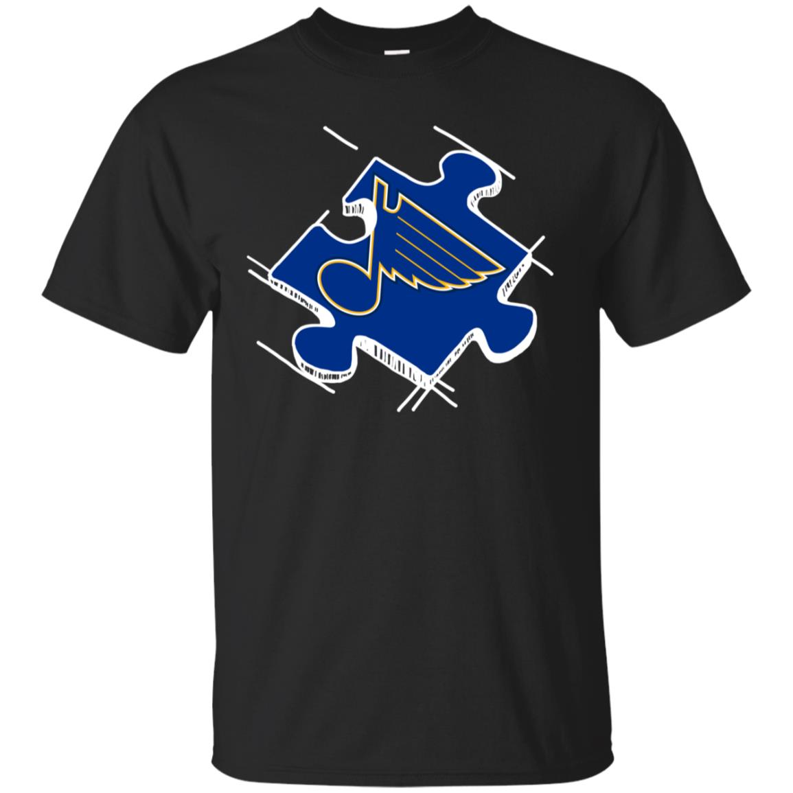 St Louis Blues Autism Puzzle Piece T Shirt