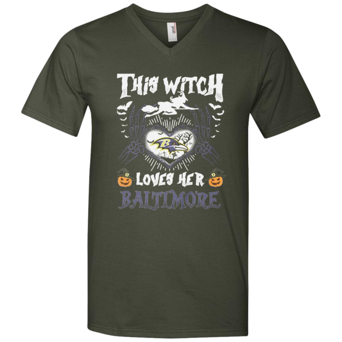 Baltimore This Witch Loves Her Halloween T-shirt