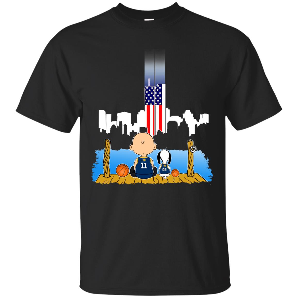 Indiana Pacers Fans Charlie And Snoopy Never Forget 11 September Memorial Classic T Shirt