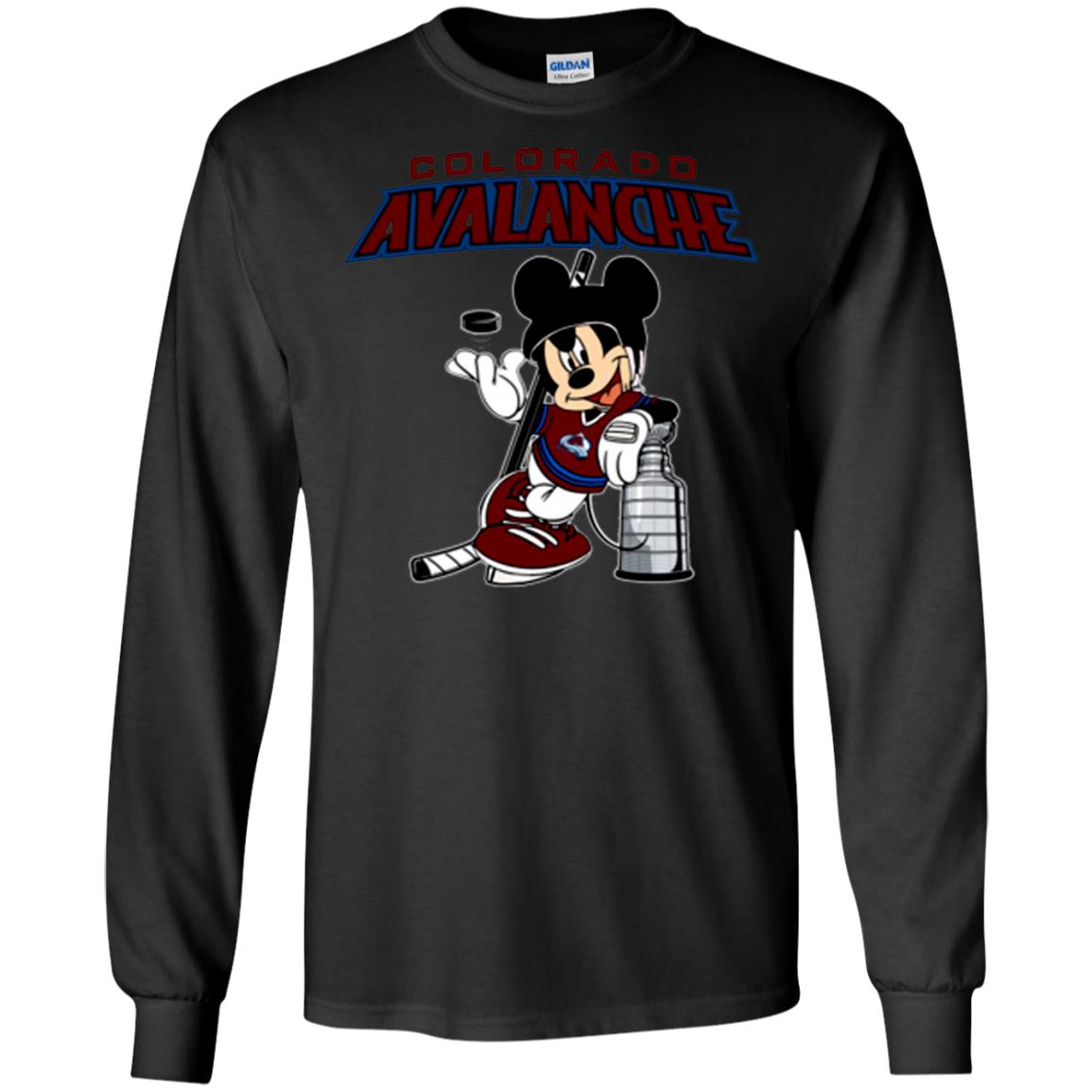 Mickey Colorado Avalanche With The Stanley Cup Hockey Nhl Tee T Shirt