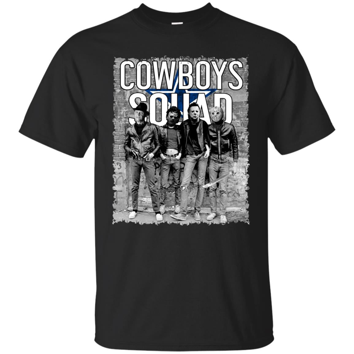 Halloween Freddy Jason Michael Myers Cow Fans Leatherface Squad Classic T Shirt