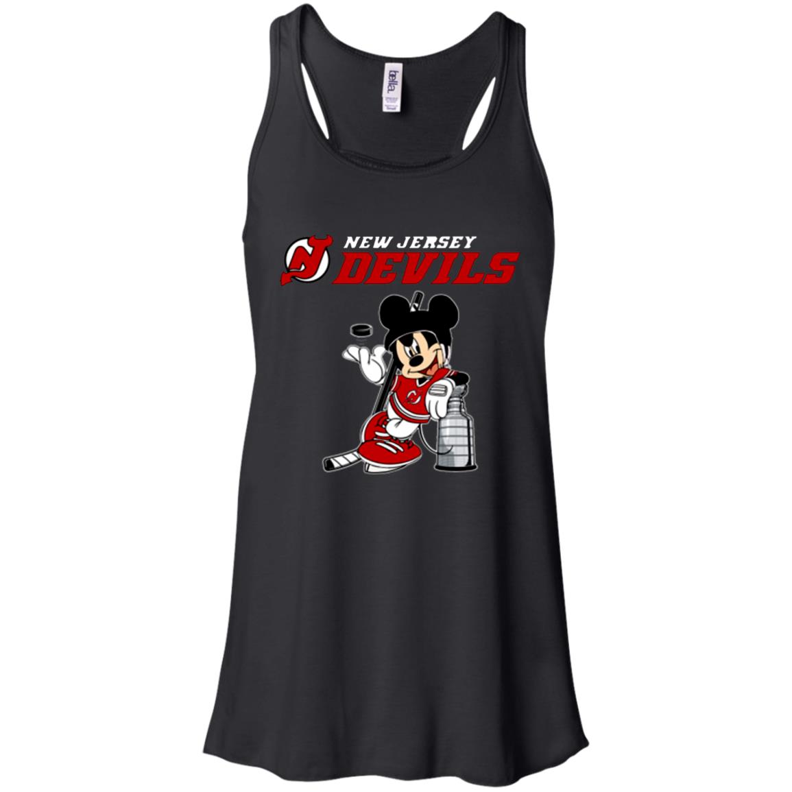 Mickey New Devils With The Stanley Cup Hockey Nhl Racerback Tank Shirts