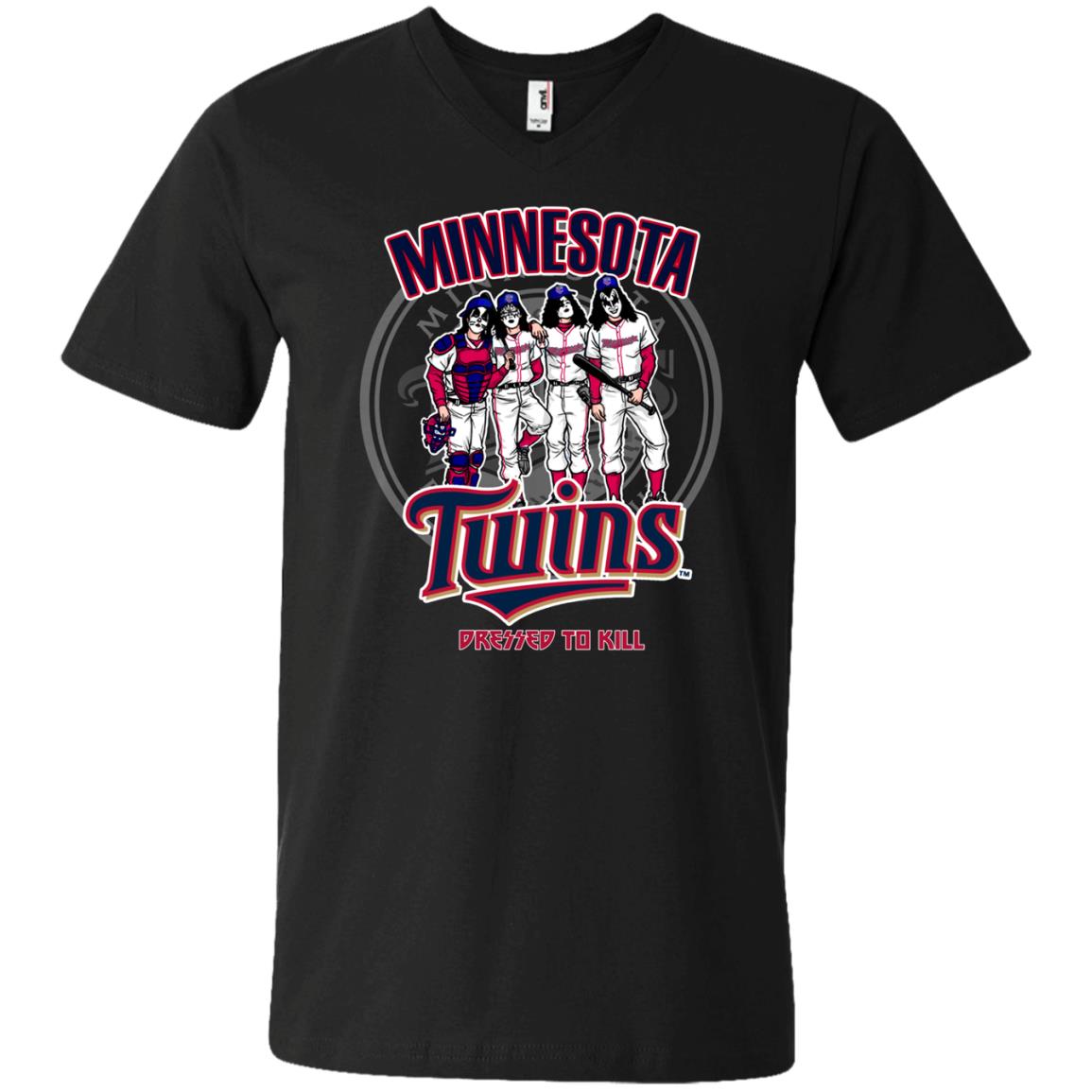 Mlb Minnesota Twins Kiss Dressed To Kill T Shirt