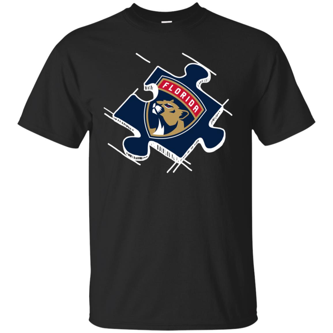 Florida Panthers Autism Puzzle Piece T-shirt