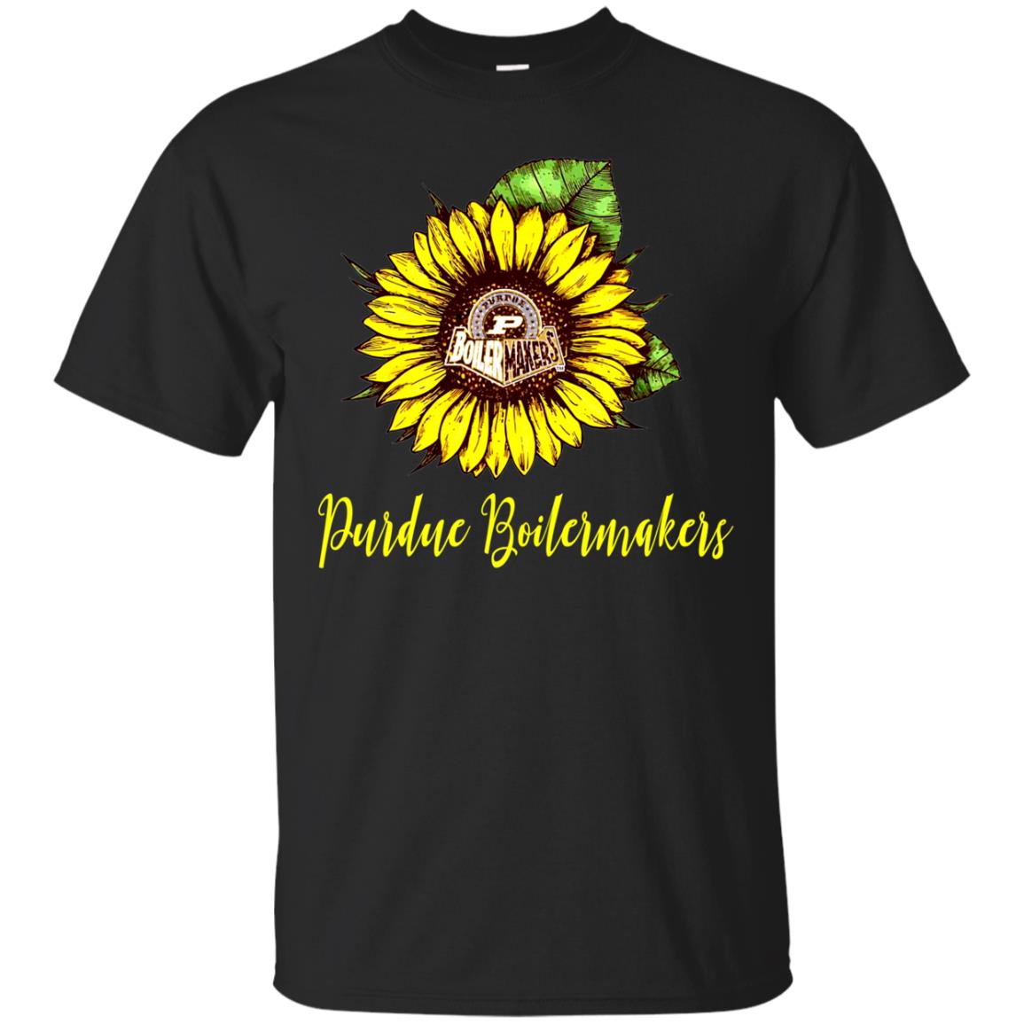 Purdue Boilermakers Sunflower Love T-shirt