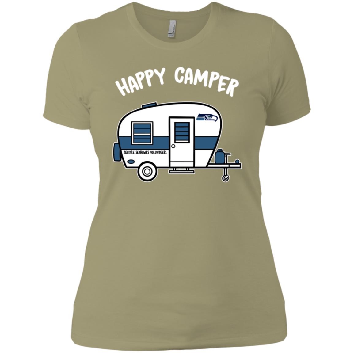 Happy Camper Seattle Seahawks Volunteers T-shirt