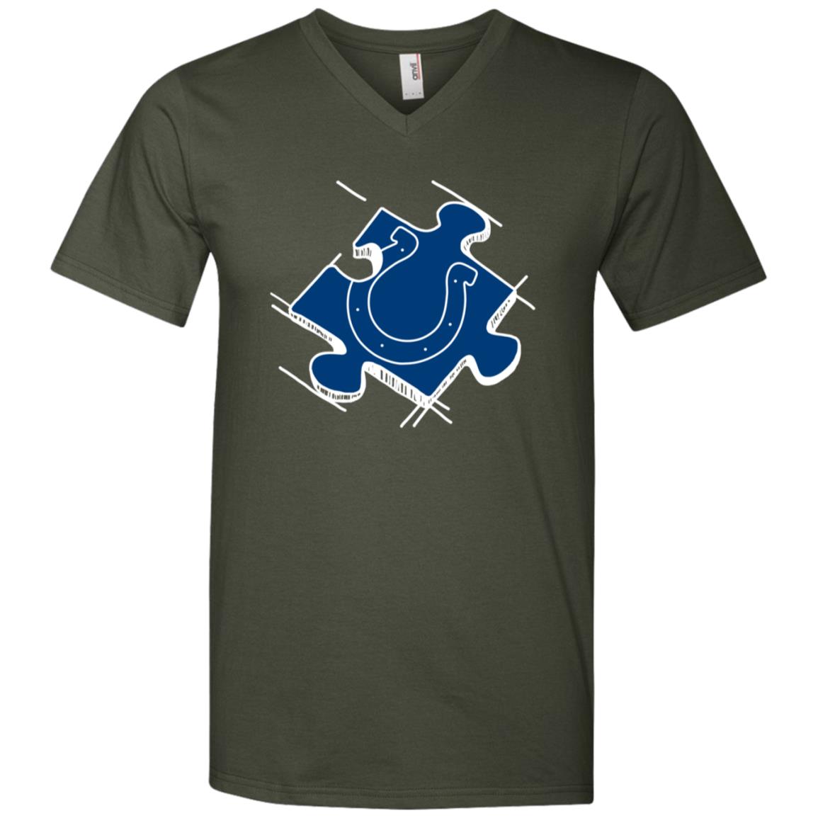 Indianapolis Colts Autism Puzzle Piece T Shirt