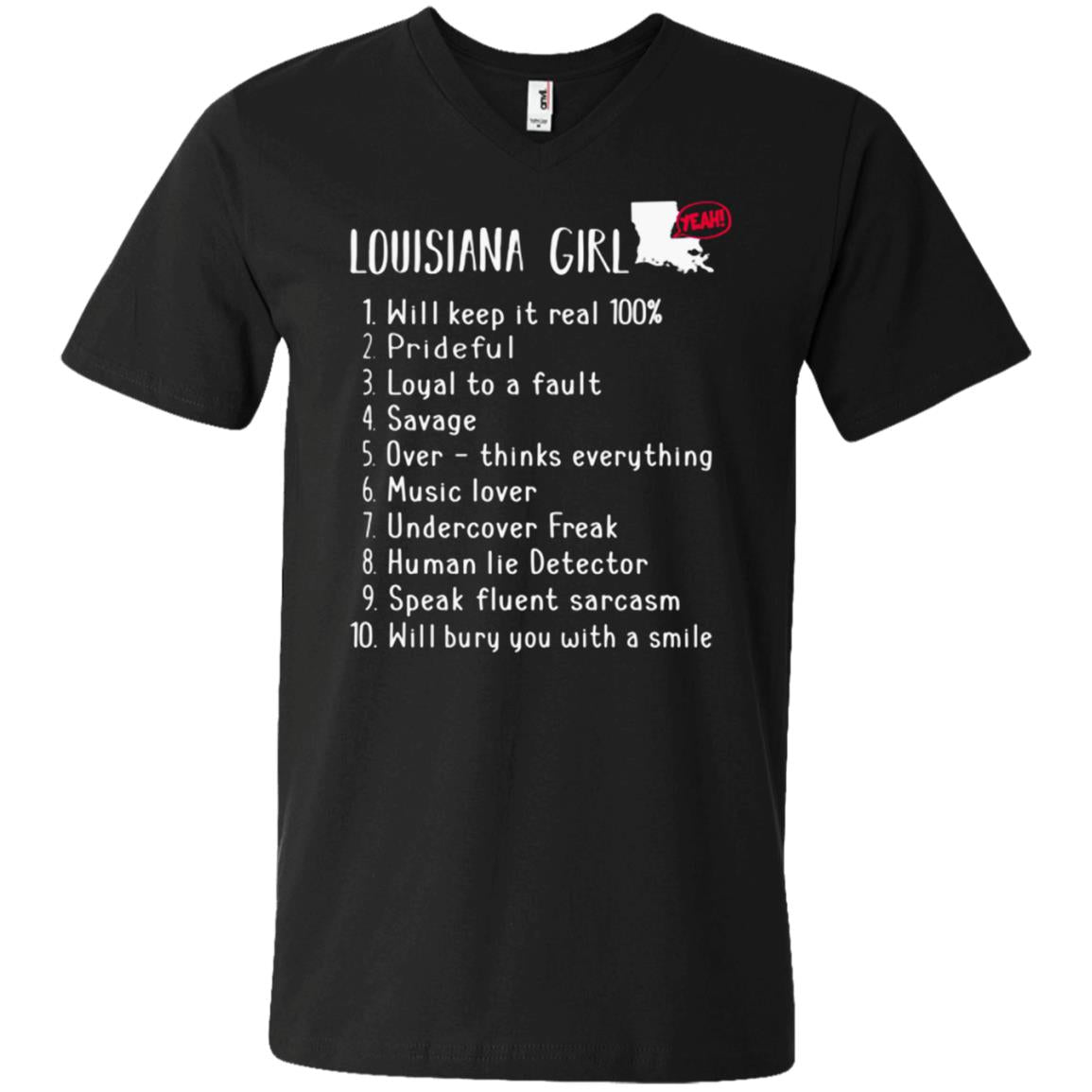 Louisiana Girl Will Keep It Real What She Can Do T Shirt