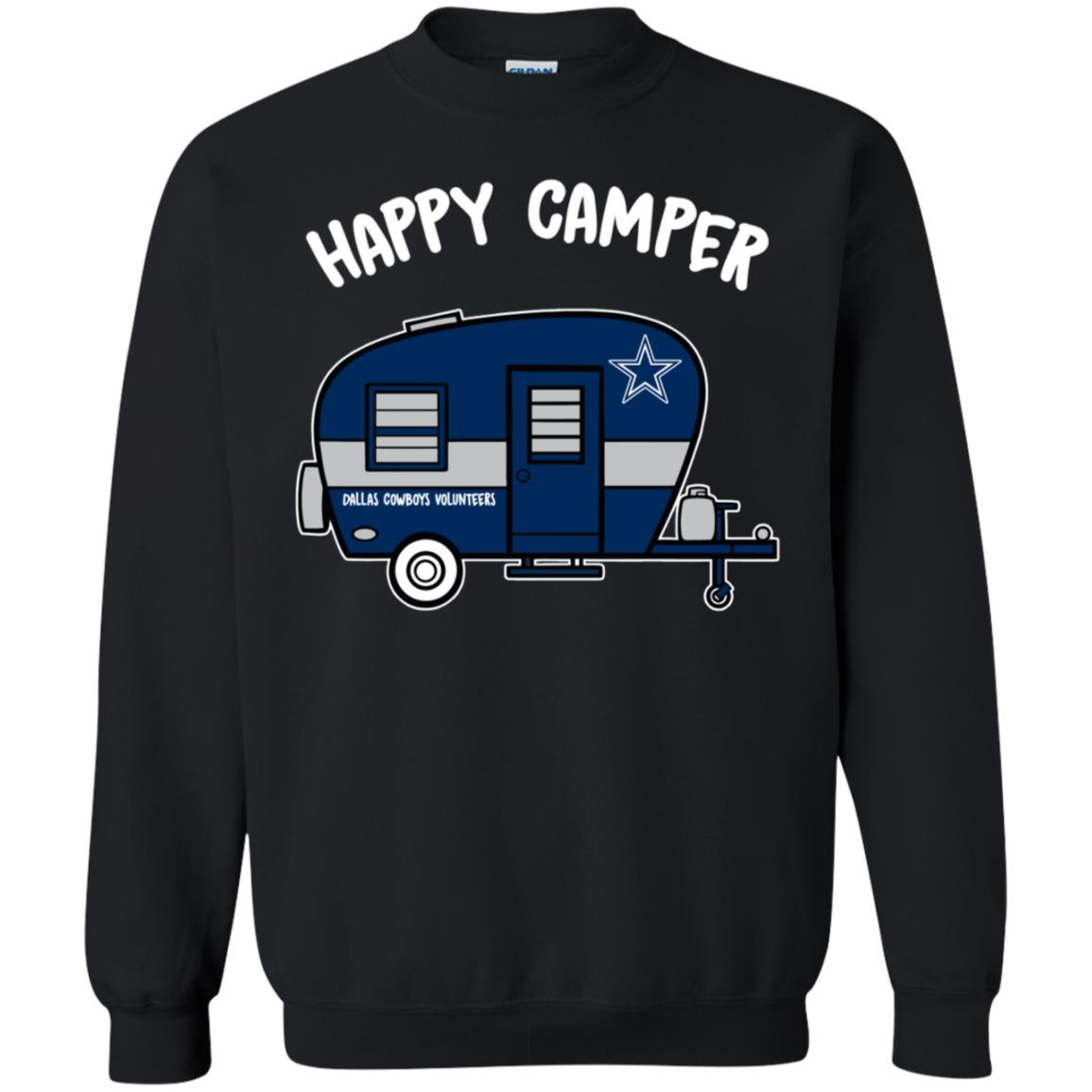 Happy Camper Dallas Cow Volunteers T Shirt