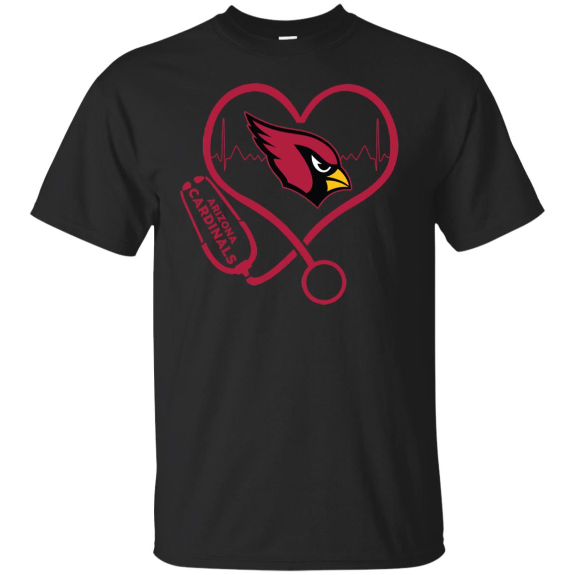Nurse Heartbeat Arizona Cardinals T Shirt