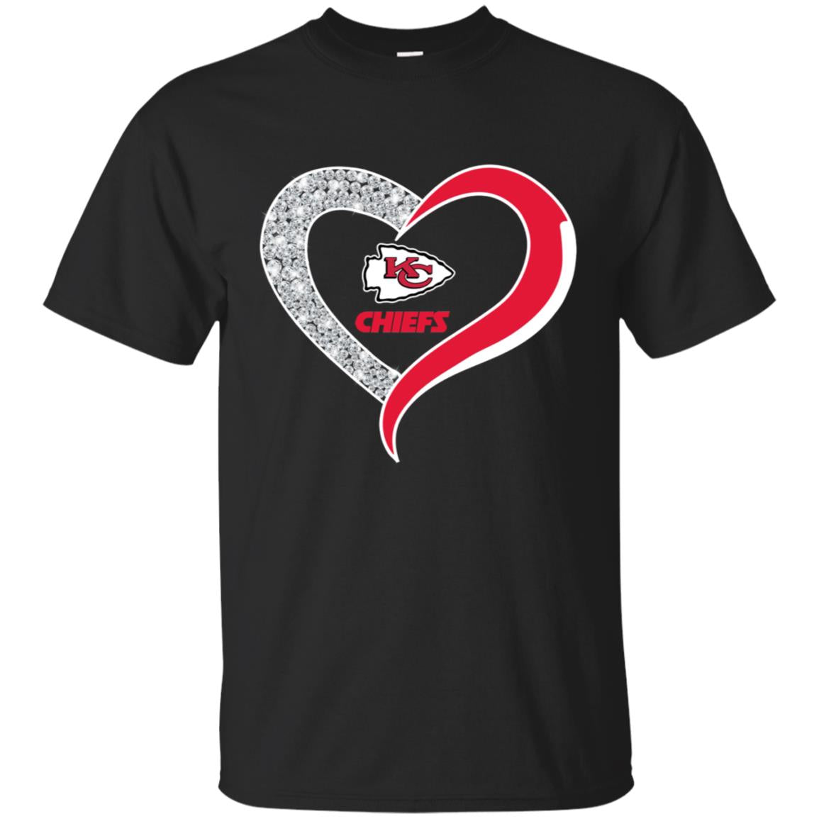 Kansas City Chiefs In Diamond Heart Classic T Shirt