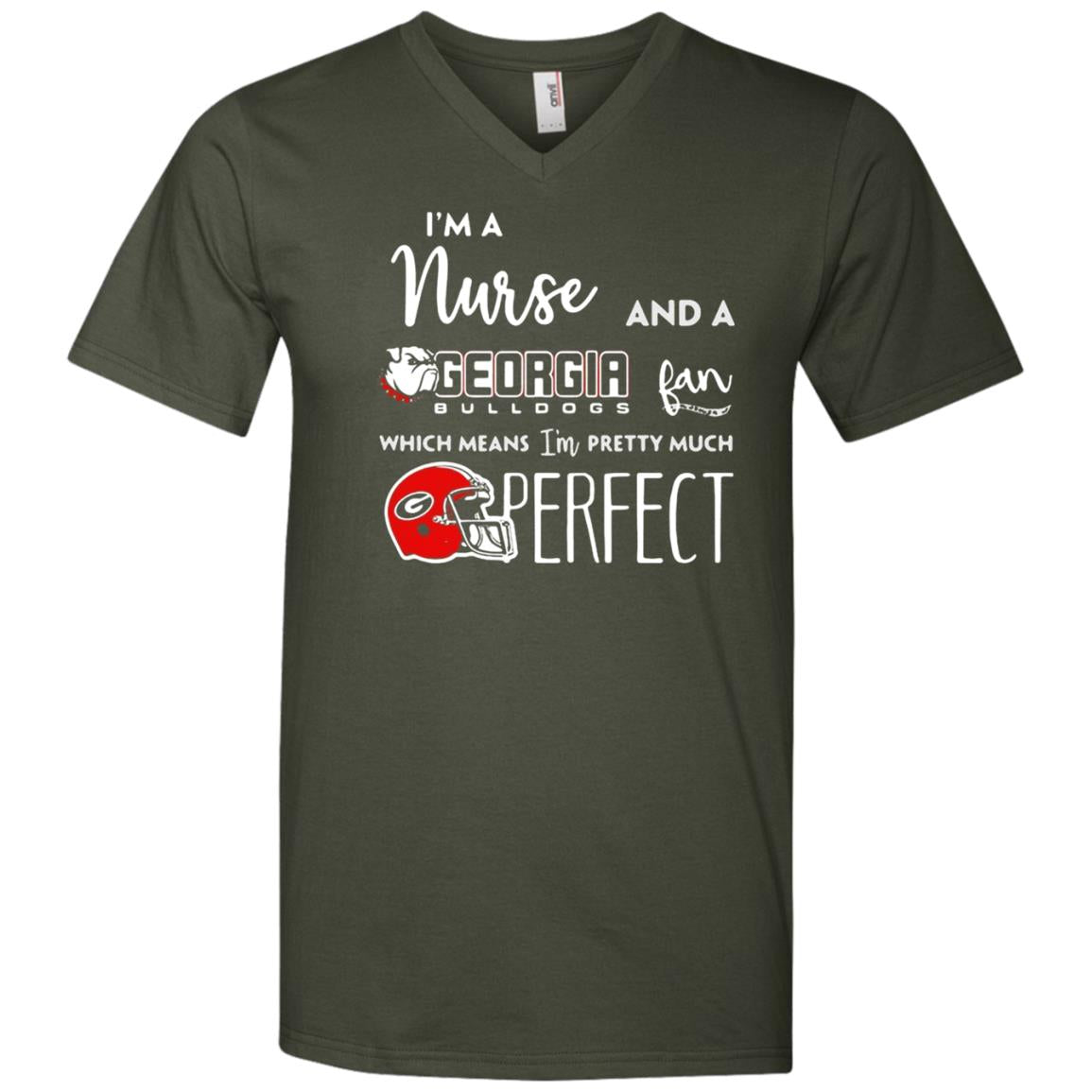 Iâ™m A Nurse Gift And A Georgia Bulldogs Fans Which Means Iâ™m Pretty Gift T-shirt