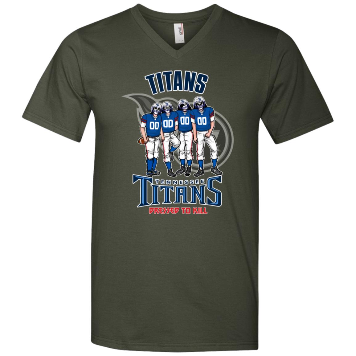 Tennessee Titans Kiss Dressed To Kill T-shirt