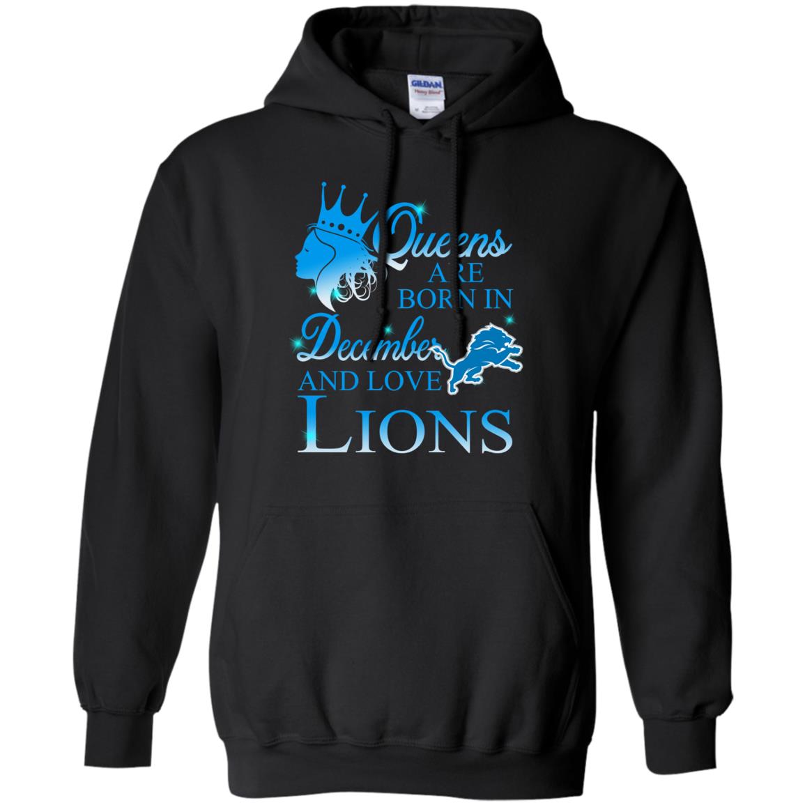 Queens Are Born In December And Love Lions S Shirts