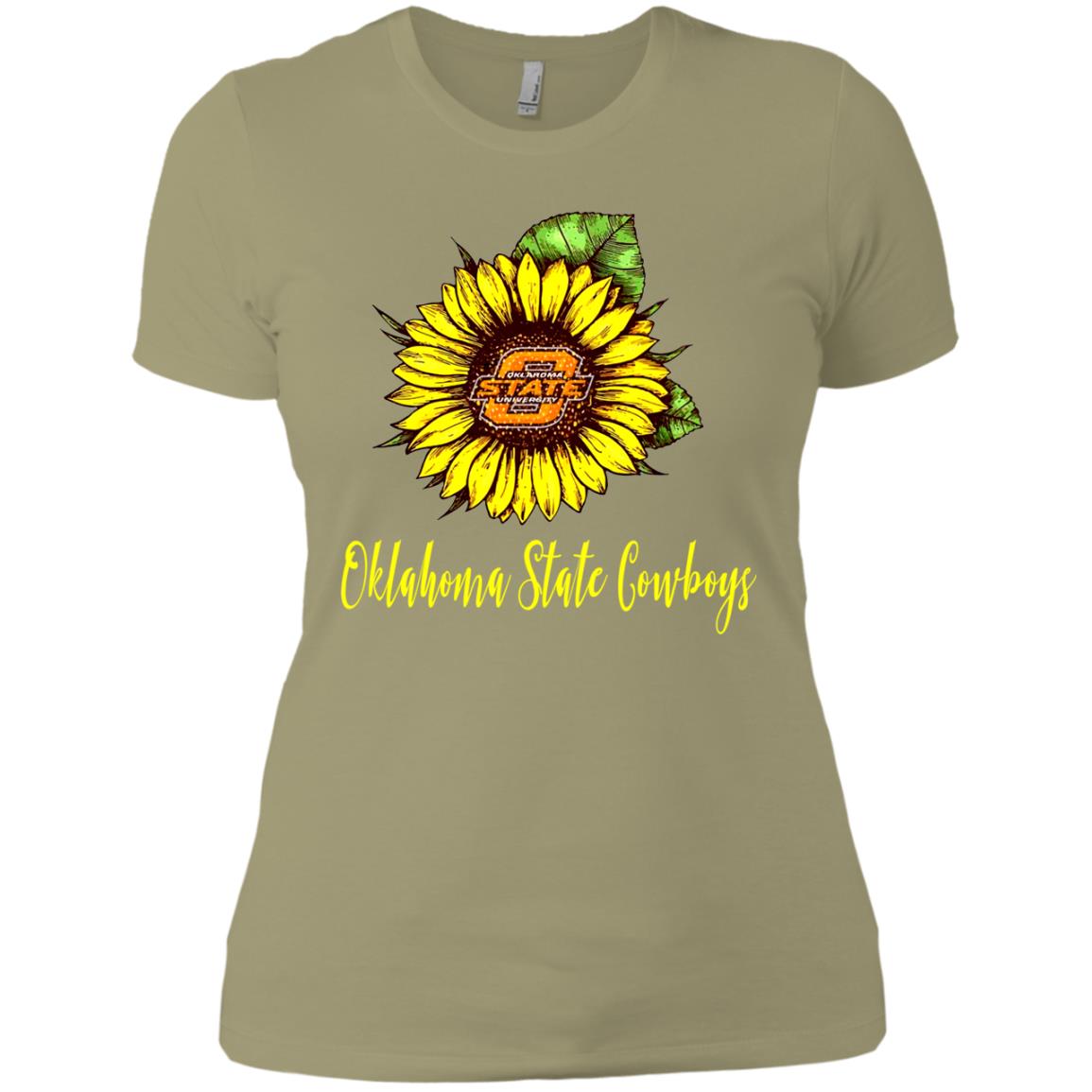 Oklahoma State Cow Sunflower Love T-shirt