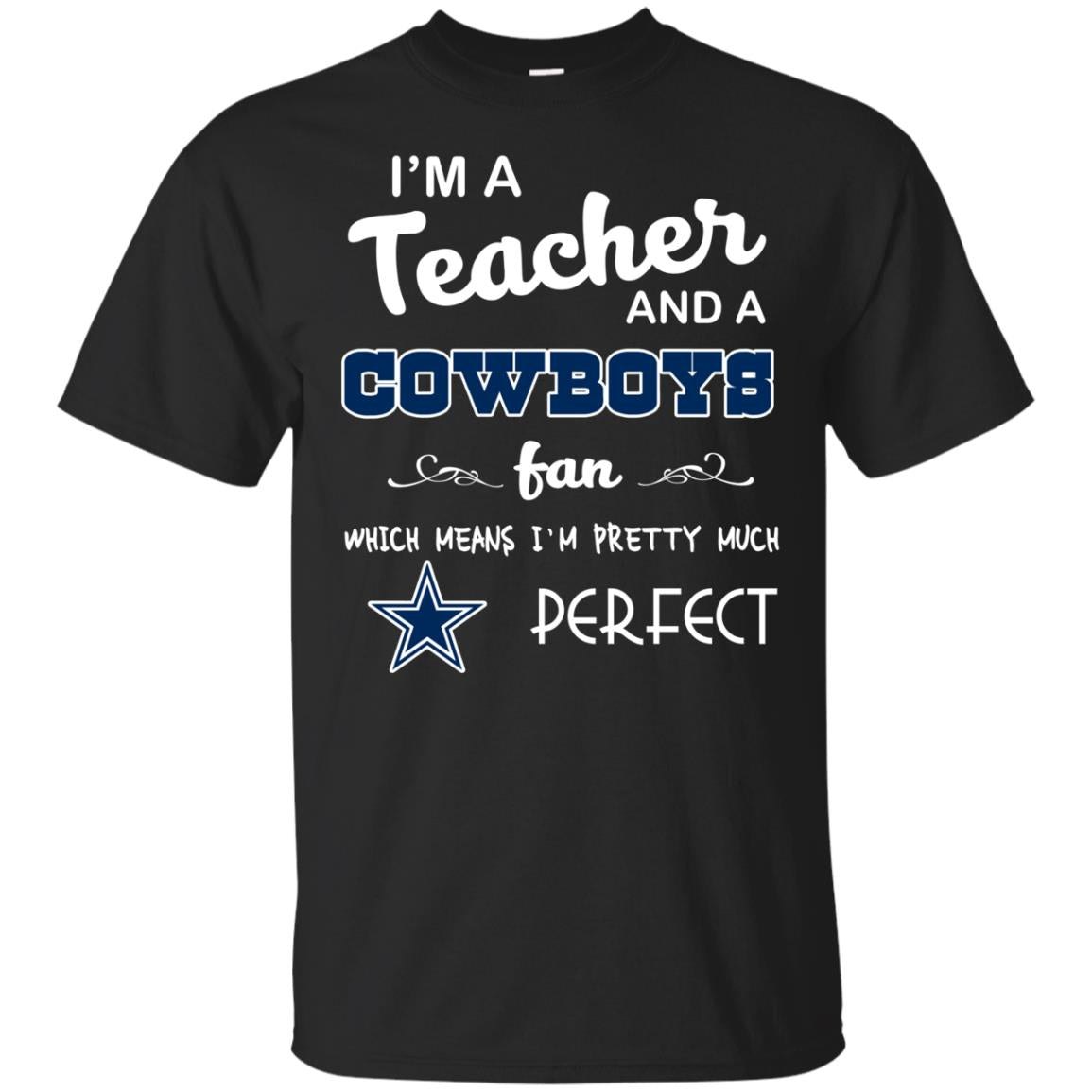 Im A Tea And Nfl Cow Fans Perfect Best Gift T Shirt