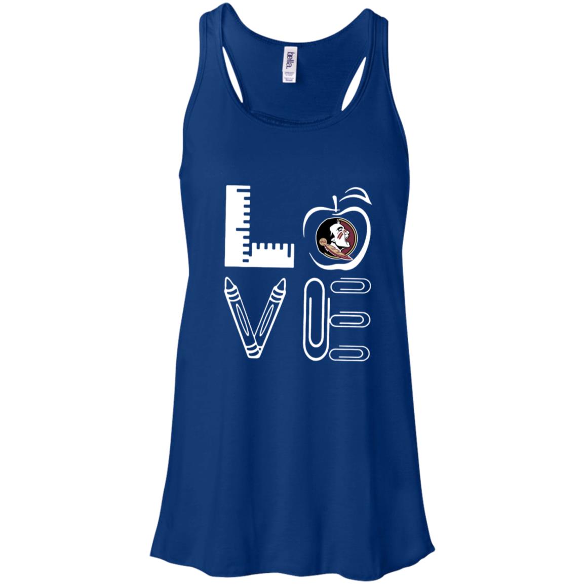 Tea Love Florida State Seminoles Racerback Tank Shirts