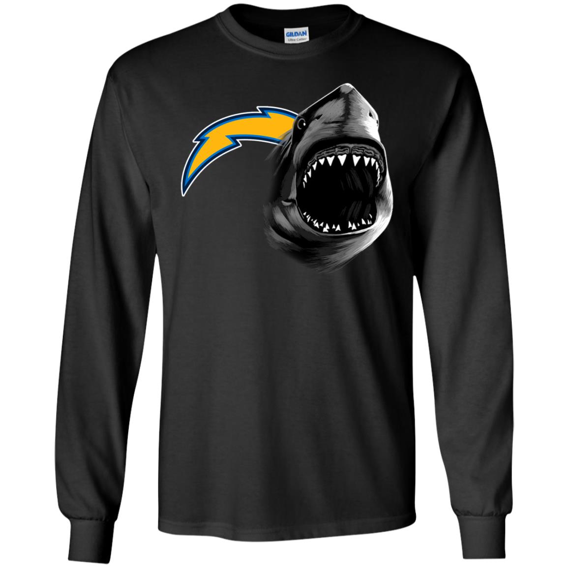 Nfl Megalodon Shark Chargers Teams Ts Shirts