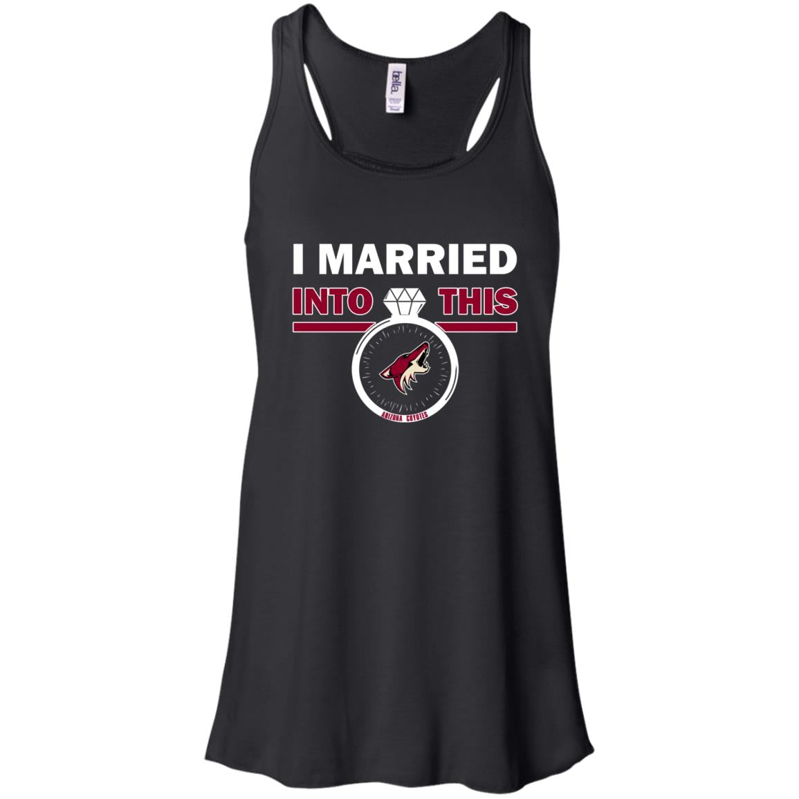  Married Nto This Nhl Arizona Coyotes Fans Gift Racerback Tank Shirts