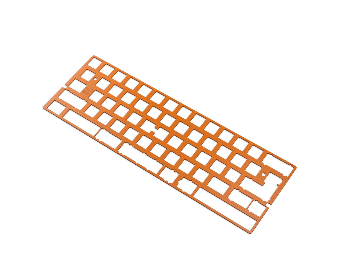 MelGeek Plate CNC for GH60 Mechanical Keyboard MJ6X MJ6Y Anodized Electrophoretic Aluminum Customized Positioning Plate