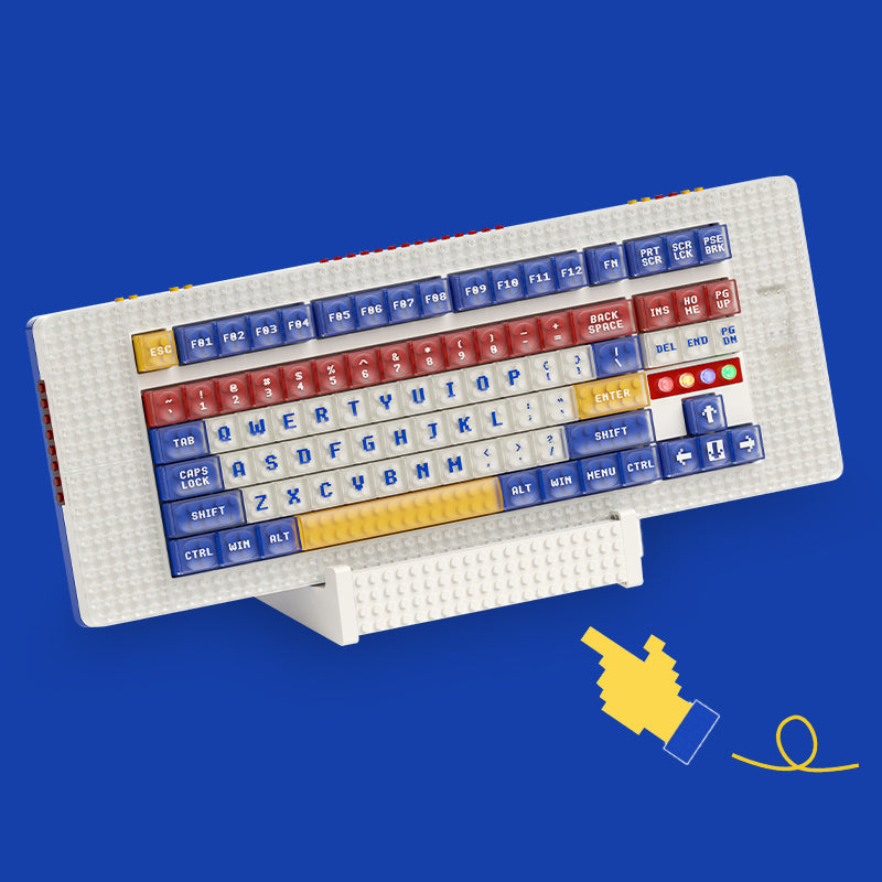 MelGeek Pixel Brick-Compatible Customize Mechanical Keyboard