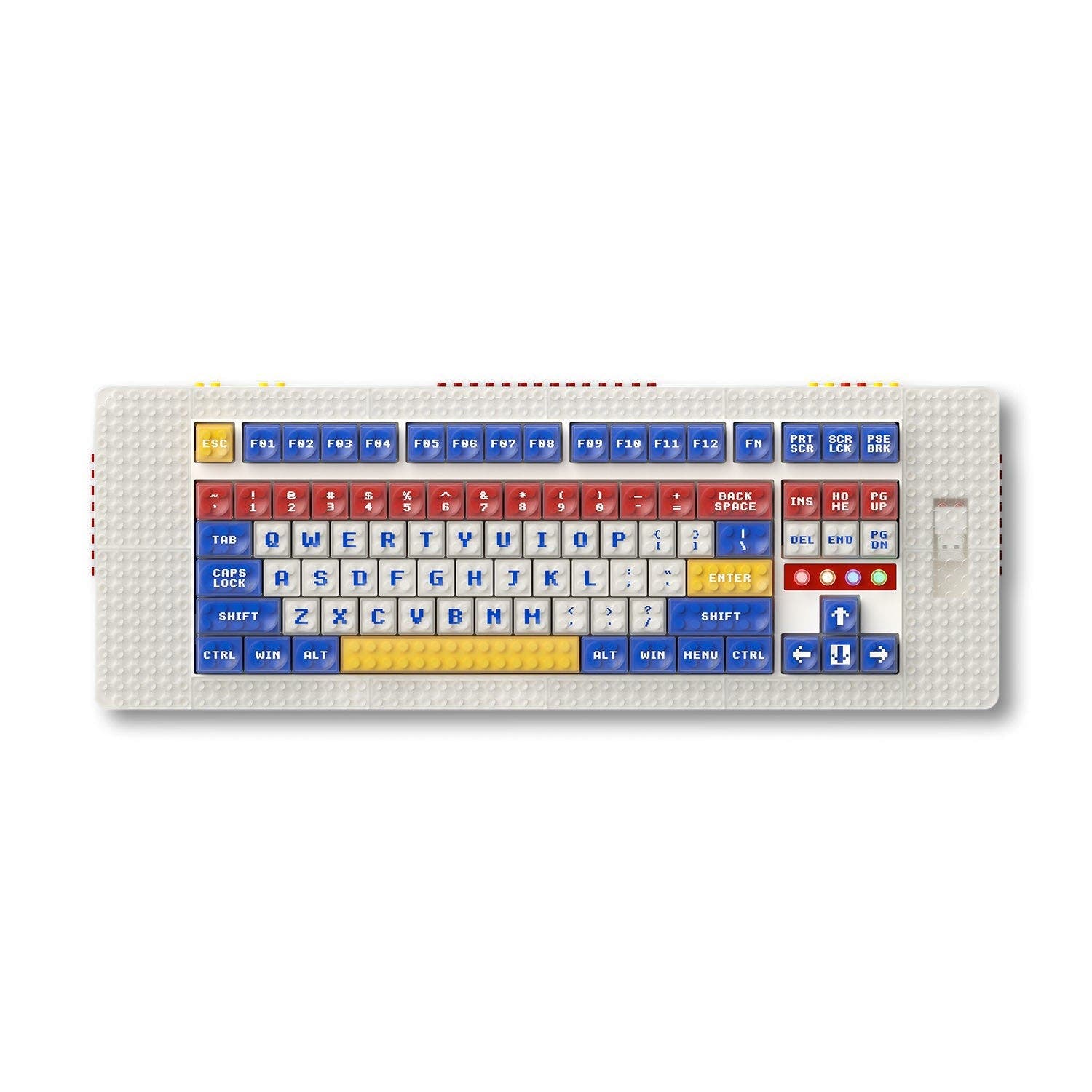 MelGeek Pixel Palette, World's First Brick-compatible Custom Mechanical Keyboard Palette / Kailh Custom Tactile