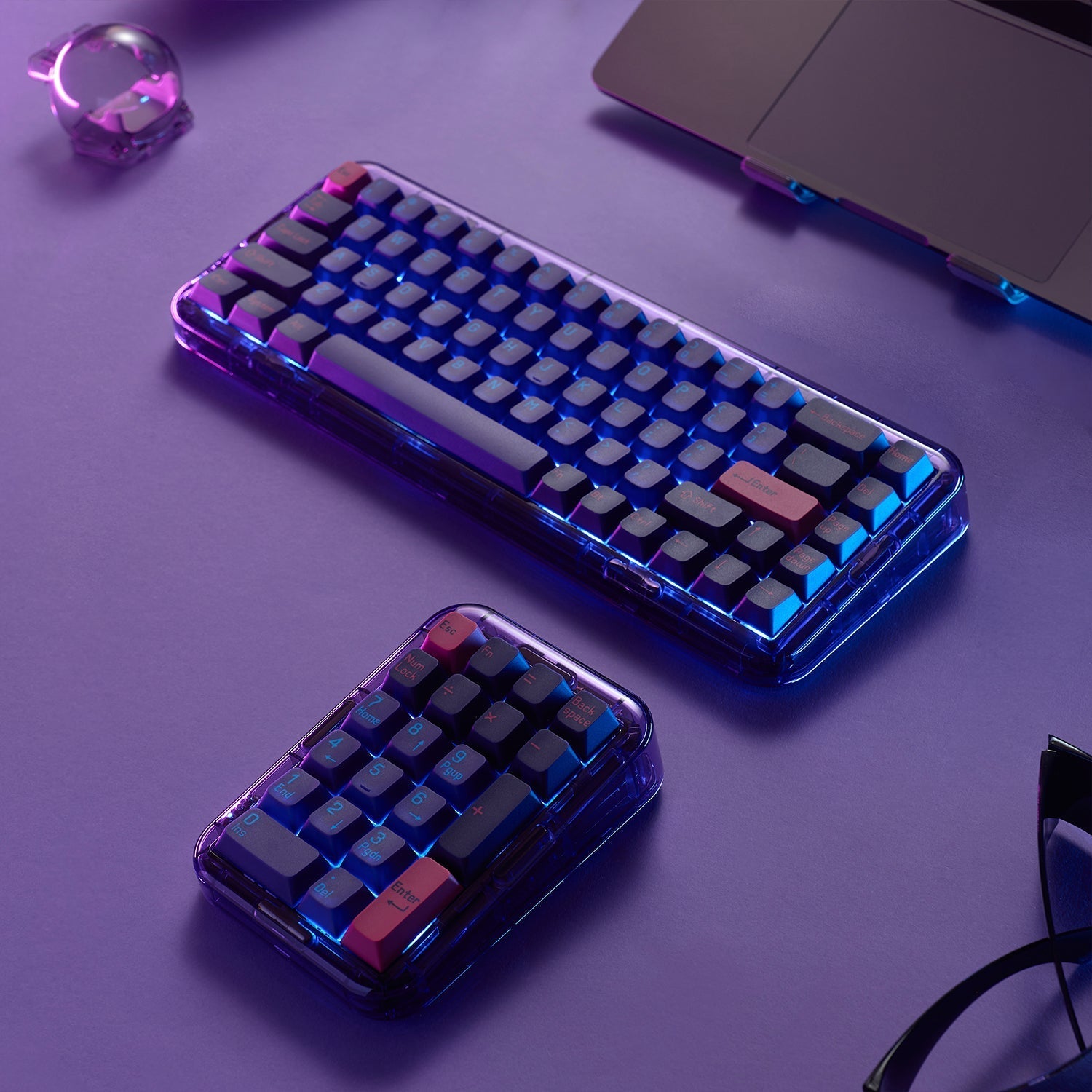 MelGeek Mojo68 Neon Mechanical Keyboard