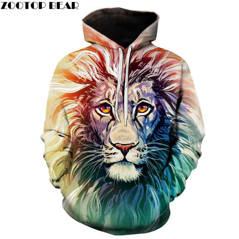 hoodie with lion head