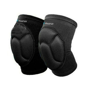 Black 2x Knee Pad Crashproof Antislip Brace Leg Sleeve Protector Guard Support Gear