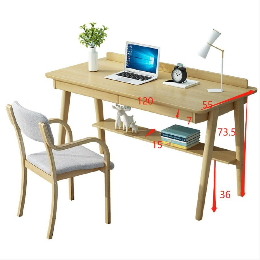 Foret Computer Desk Study Home Office Table Student Drawer Workstation –  Salesbay