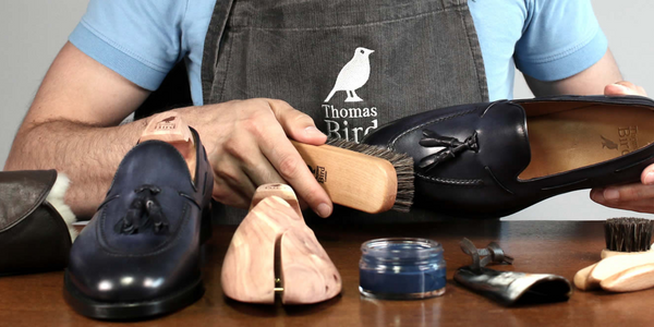 THOMAS BIRD SHOE CARE ACCESSORIES AND HENLEY TASSEL LOAFER