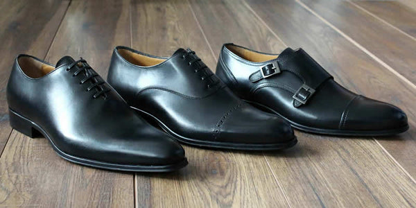 black informal shoes