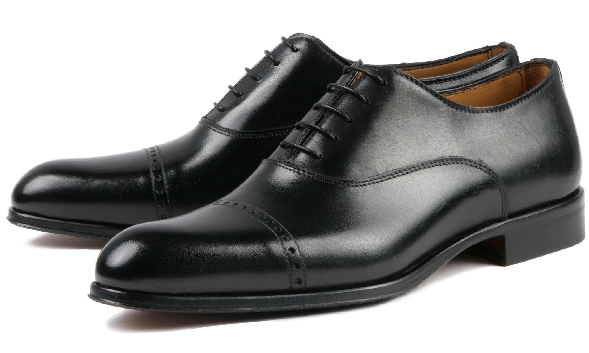 Cap Toe Oxford Black | Thomas Bird | tblon.com