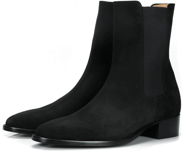 mens chelsea boots high heel