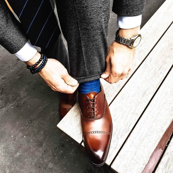 Cap Toe Oxford Brown & Thomas Bird & tblon.com