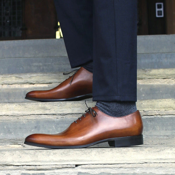 Wholecut Oxford Tan Brown & Thomas Bird & tblon.com