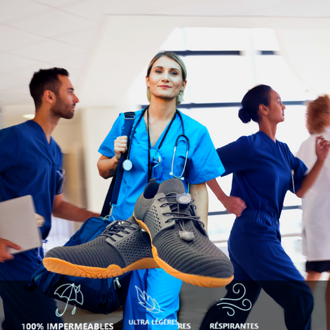 infirmières chaussures antidérapantes