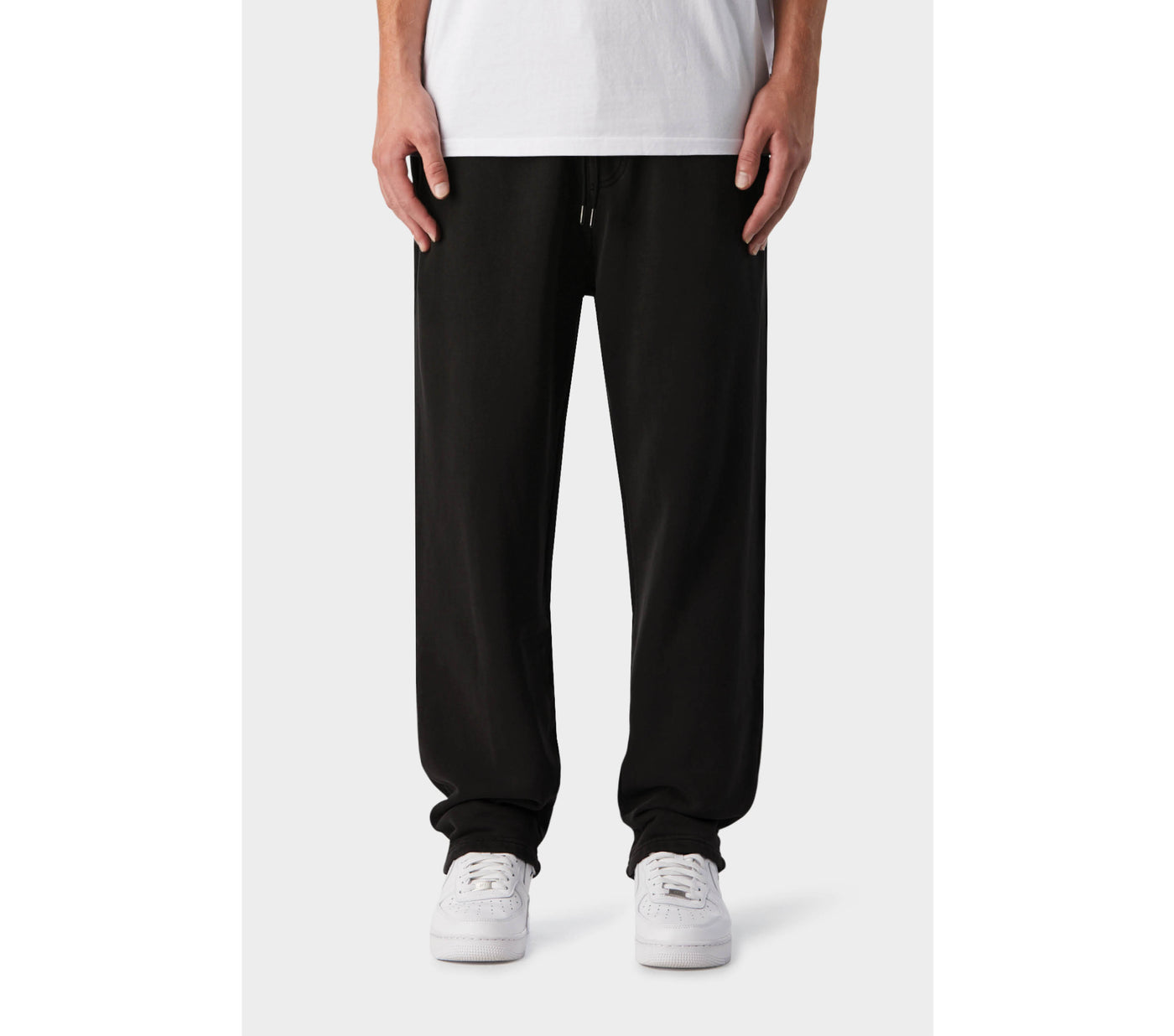 Fear of God Baggy Tearaway Pant in Black & Bone