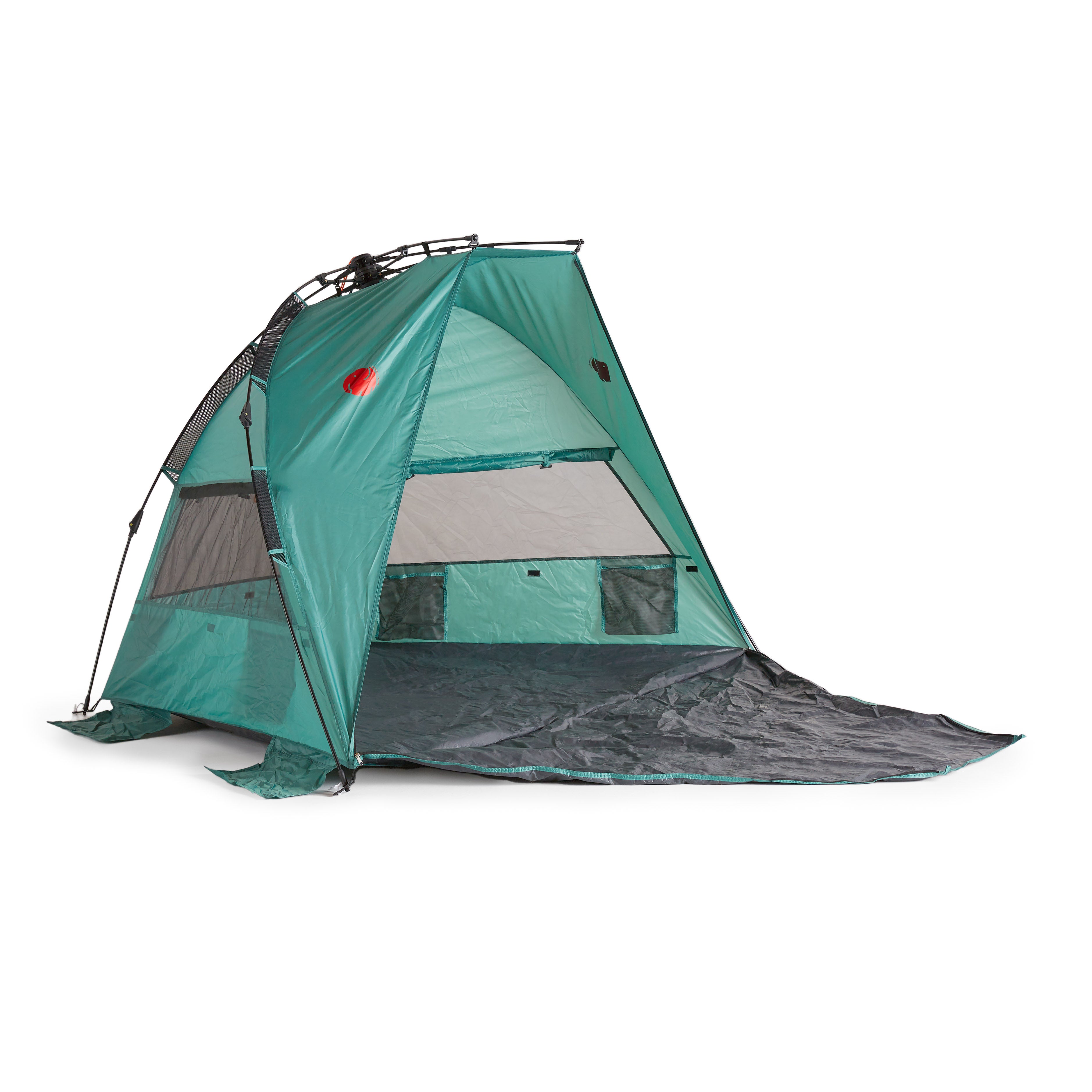OMNICORE DESIGNS XL 4 Person Pop Up EASY SET UP BEACH Green – OmniCoreDesigns
