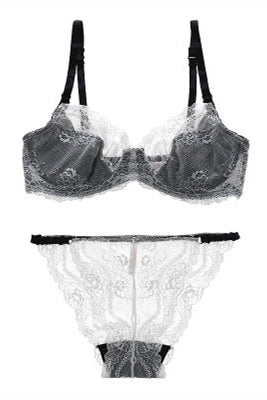 Elegant Breathable White Lace Lingerie Set – FancyVestido
