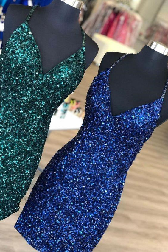 starstruck sequin dress in royal blue