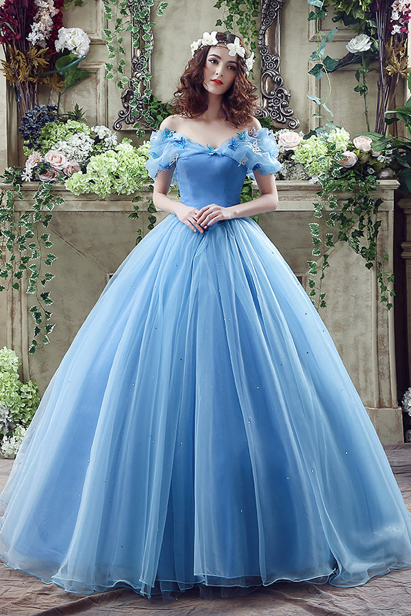 princess blue gown