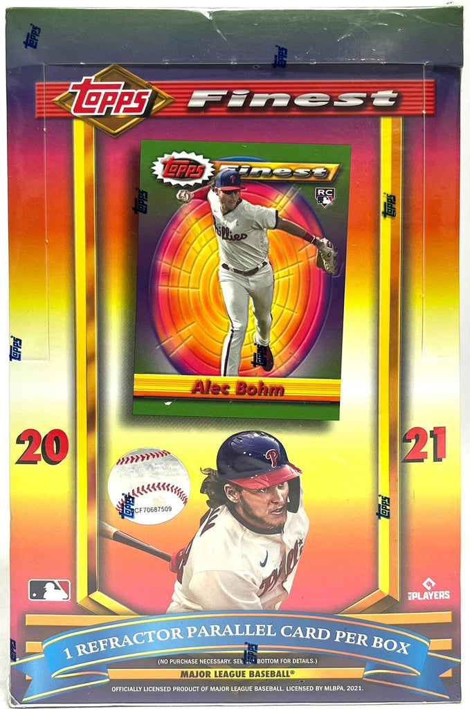 2021 Topps Finest Flashback Baseball Hobby Box