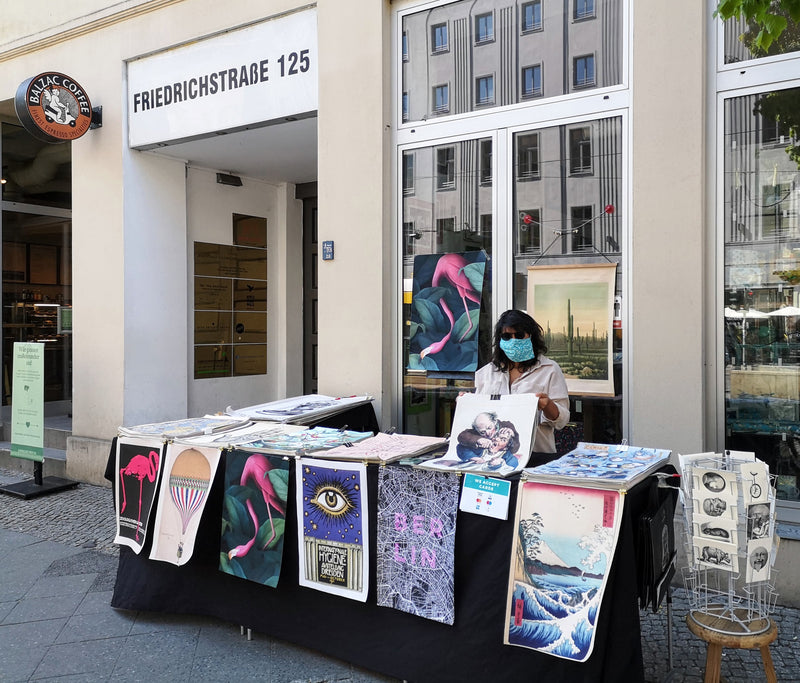 Pop up Poster Store in Berlin - Friedrichstrasse 125 – Kuriosis.com